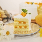 Mango Custard Cake